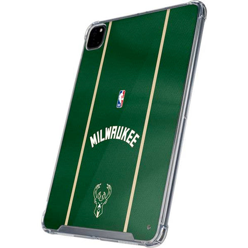 NBA Milwaukee Bucks Jersey iPad Pro 12.9in (2020) Clear Case